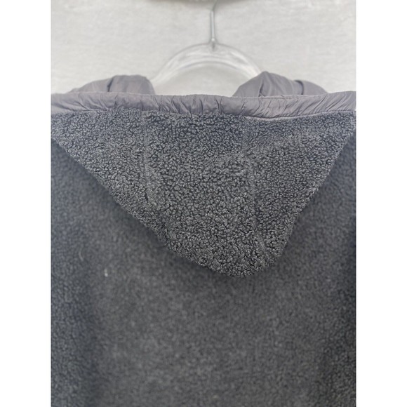 1 Madison Expedition Jacket Womens XL Black Fuzzy Zipped Hooded Insulated - Picture 7 of 8